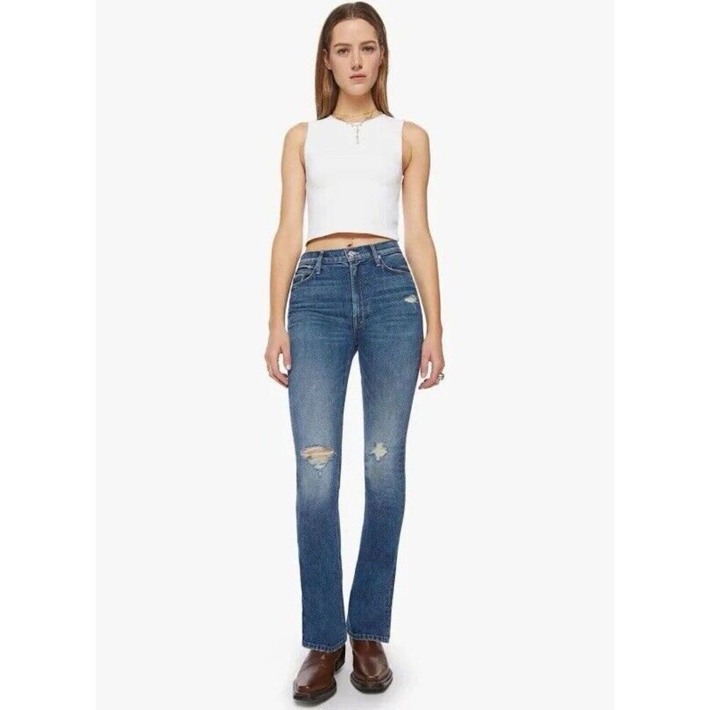 Mother | High Waisted Runaway Slice Heel | Morning Chores | Flare Jeans Sz 29